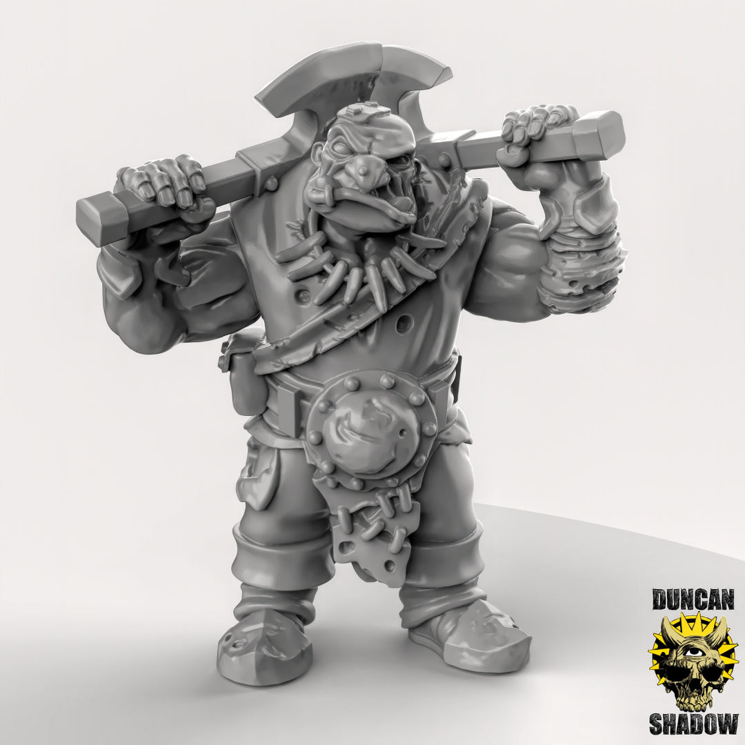 Ogre Bundle 7 Miniature | Great For Fantasy Rpgs - Tabletop RPG & D&D miniature. Perfect for wargaming & collectors.