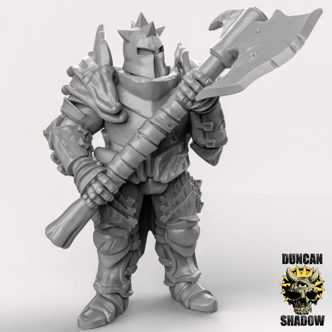 Chaos Warrior 2 Miniature | Perfect For Tabletop Gaming - Tabletop RPG & D&D miniature. Perfect for wargaming & collectors.
