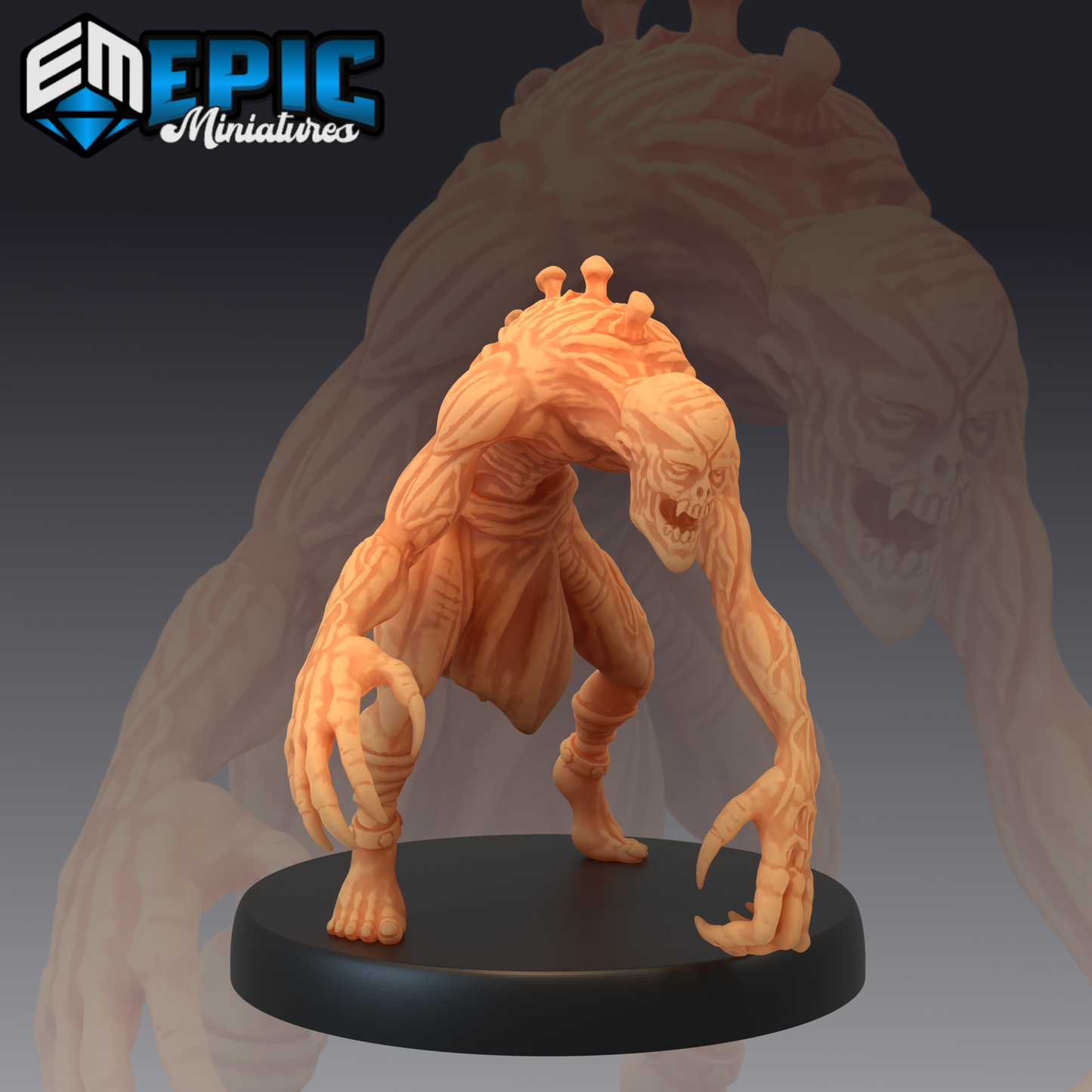 Ghoul Monster 1 Miniature | For D&D, Pathfinder & More - Tabletop RPG & D&D miniature. Perfect for wargaming & collectors.