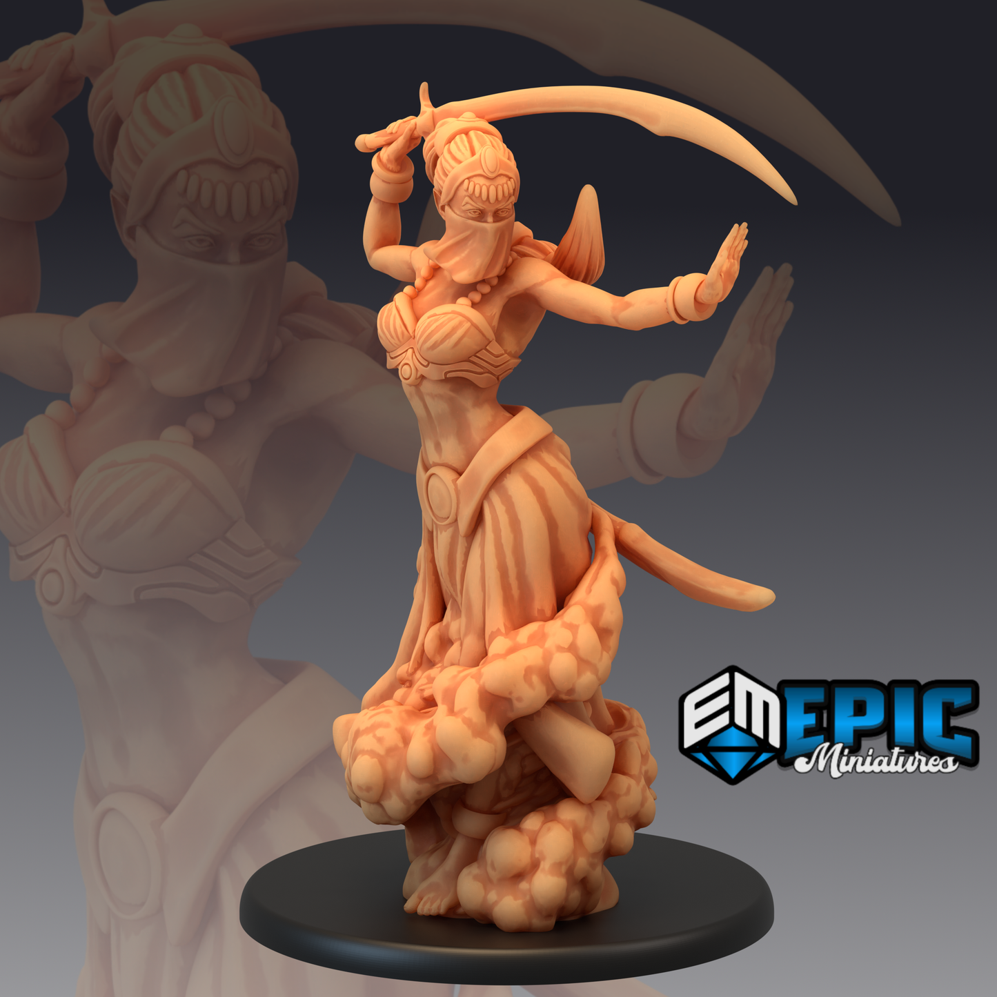 Dao Series 16 1 Miniature | Premium Quality 3D Printed - Tabletop RPG & D&D miniature. Perfect for wargaming & collectors.