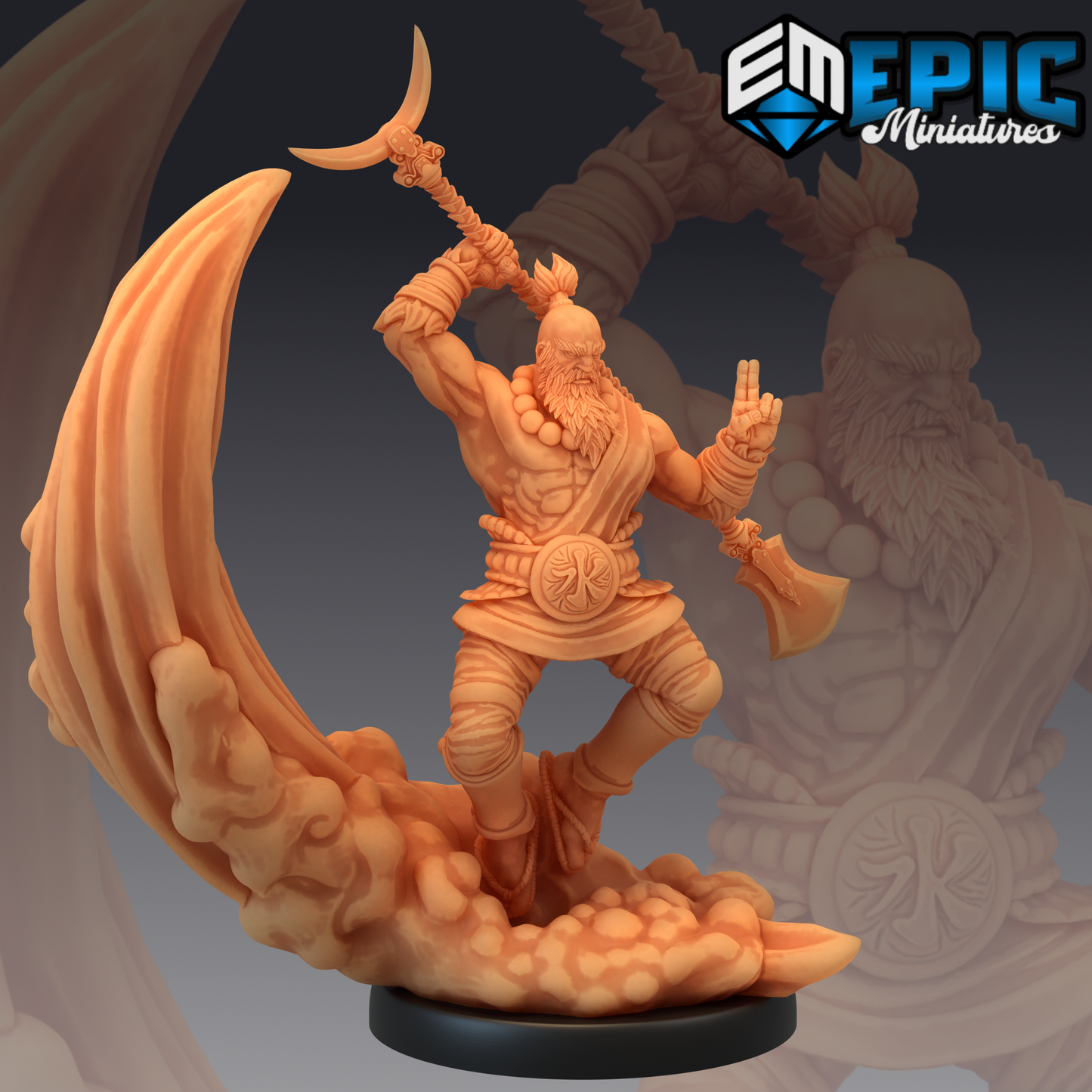 Sandy Monk 1 Miniature | Bring Your Adventures To Life - Tabletop RPG & D&D miniature. Perfect for wargaming & collectors.