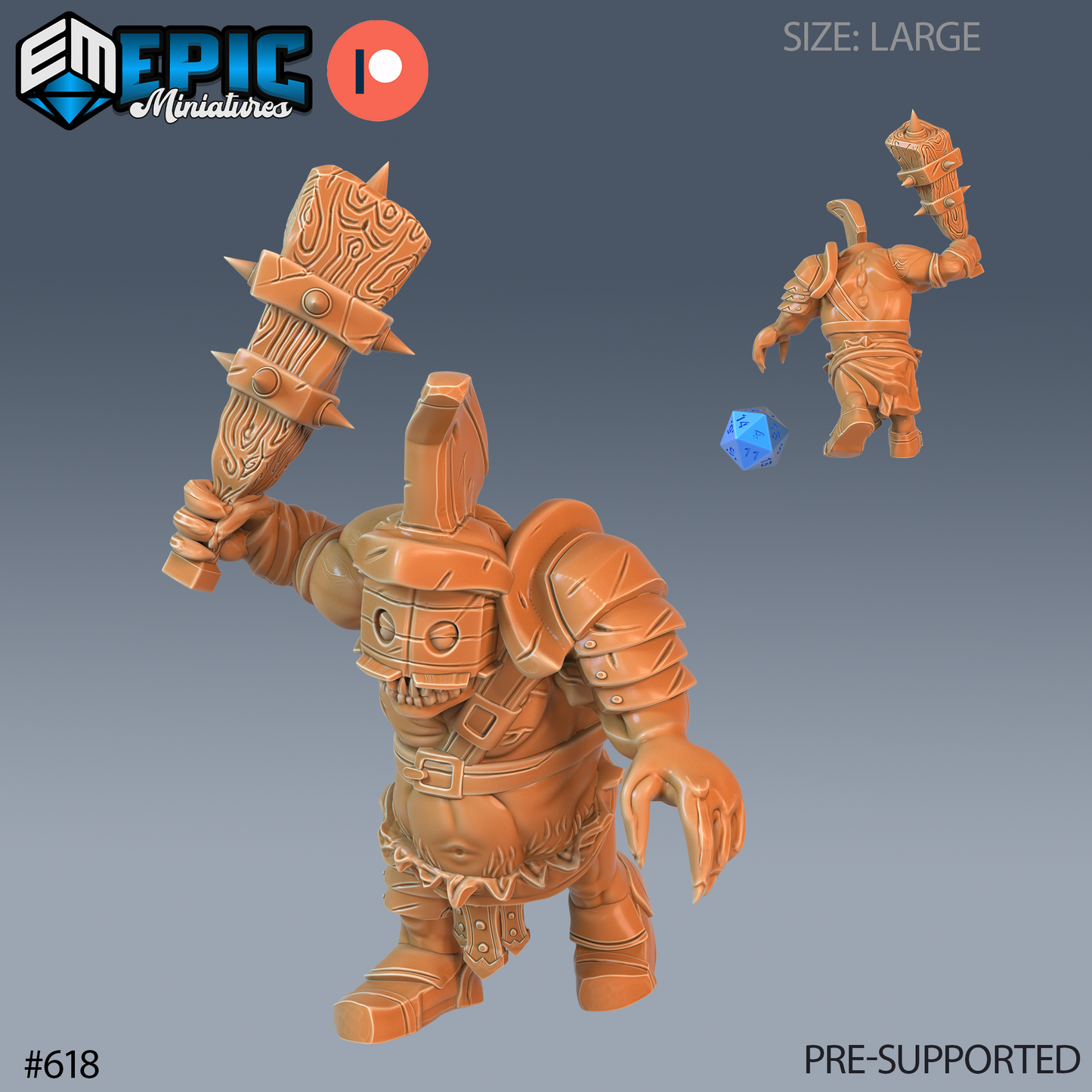 Ogre Squad 1 Miniature | Bring Your Adventures To Life - Tabletop RPG & D&D miniature. Perfect for wargaming & collectors.