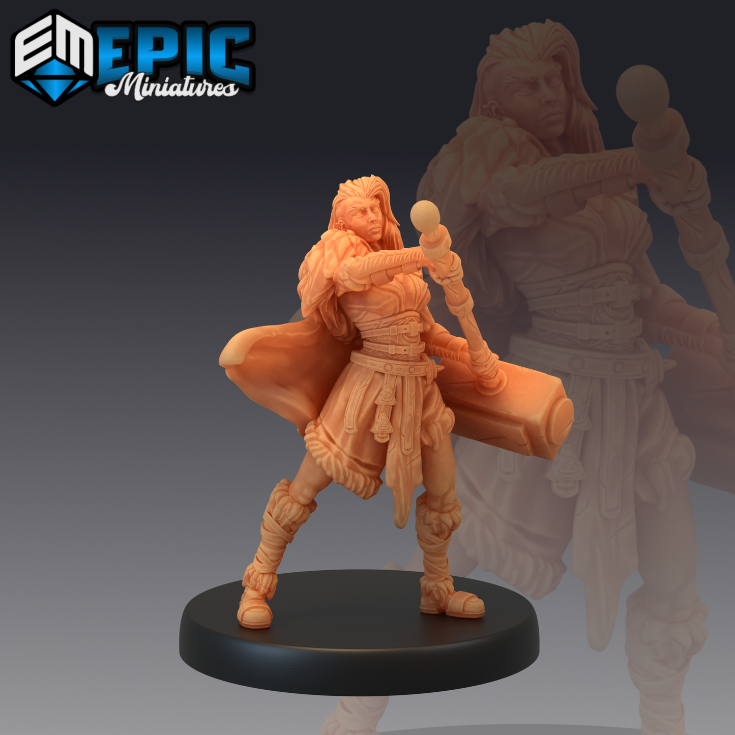 Viking Raider 1 Miniature | For D&D, Pathfinder & More - Tabletop RPG & D&D miniature. Perfect for wargaming & collectors.
