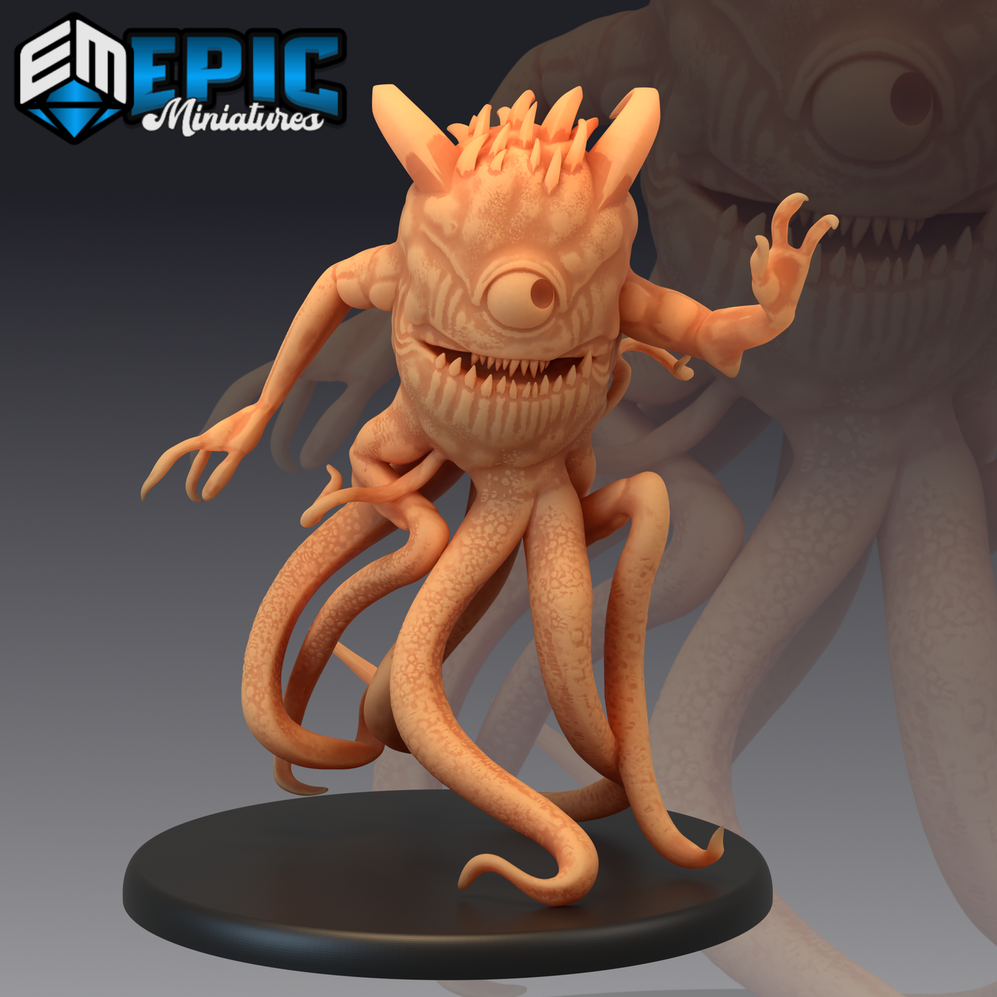 Abyssal Lurker Miniature | Ideal For Wargaming & Rpgs - Tabletop RPG & D&D miniature. Perfect for wargaming & collectors.