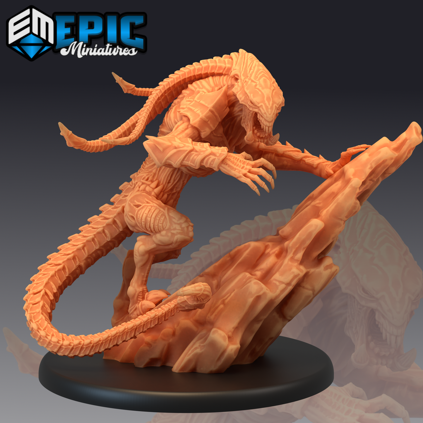 Alien Beast Miniature | Bring Your Adventures To Life - Tabletop RPG & D&D miniature. Perfect for wargaming & collectors.