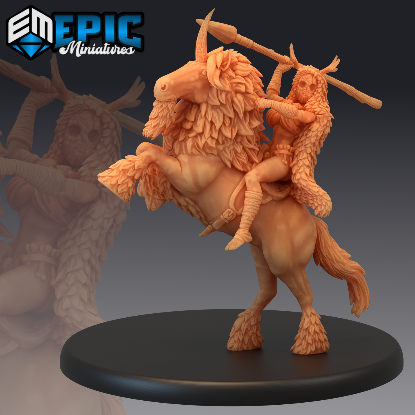 Wood Mask 1 Miniature | Perfect For Tabletop Gaming - Tabletop RPG & D&D miniature. Perfect for wargaming & collectors.