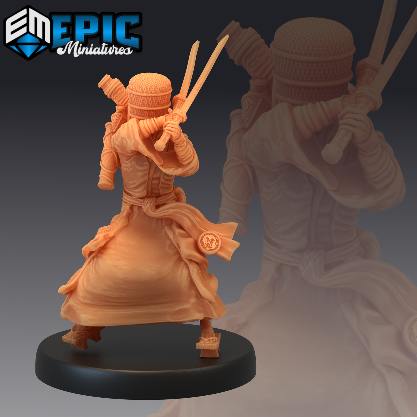 Basket Monk Miniature | Great For Fantasy Rpgs - Tabletop RPG & D&D miniature. Perfect for wargaming & collectors.