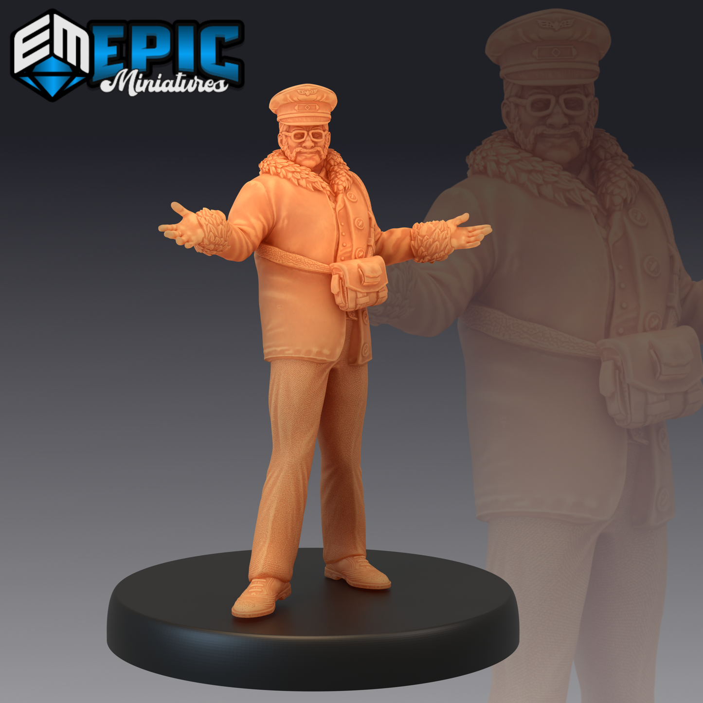 Train Conductor 1 Miniature | Enhance Your Tabletop Battles - Tabletop RPG & D&D miniature. Perfect for wargaming & collector