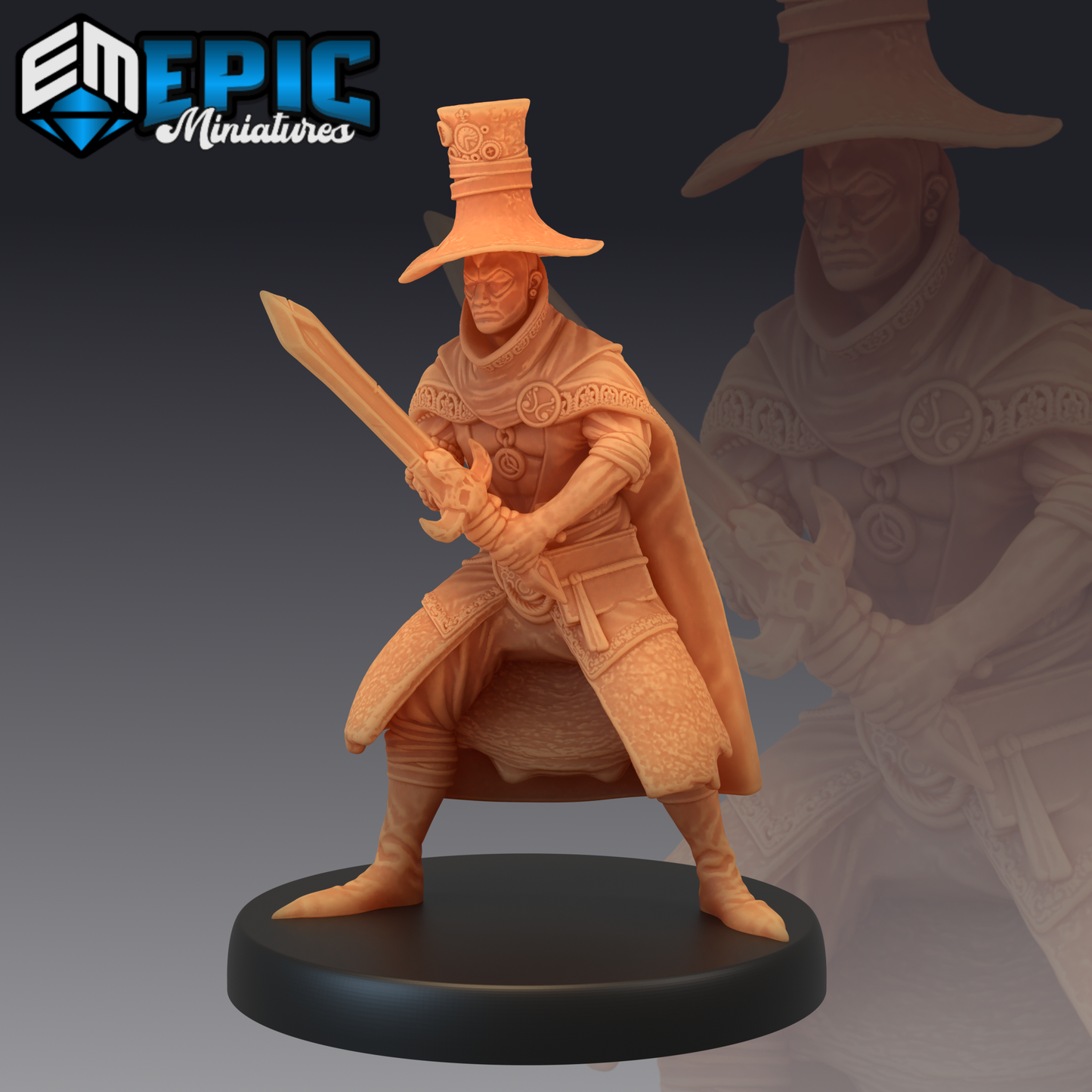 Gear Wizard 1 Miniature | Bring Your Adventures To Life - Tabletop RPG & D&D miniature. Perfect for wargaming & collectors.