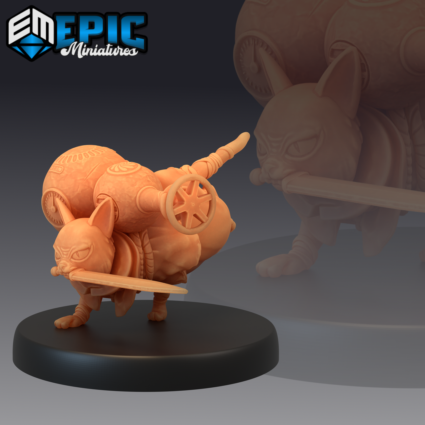 Cat Neko Miniature | Epic Addition To Any Game - Tabletop RPG & D&D miniature. Perfect for wargaming & collectors.
