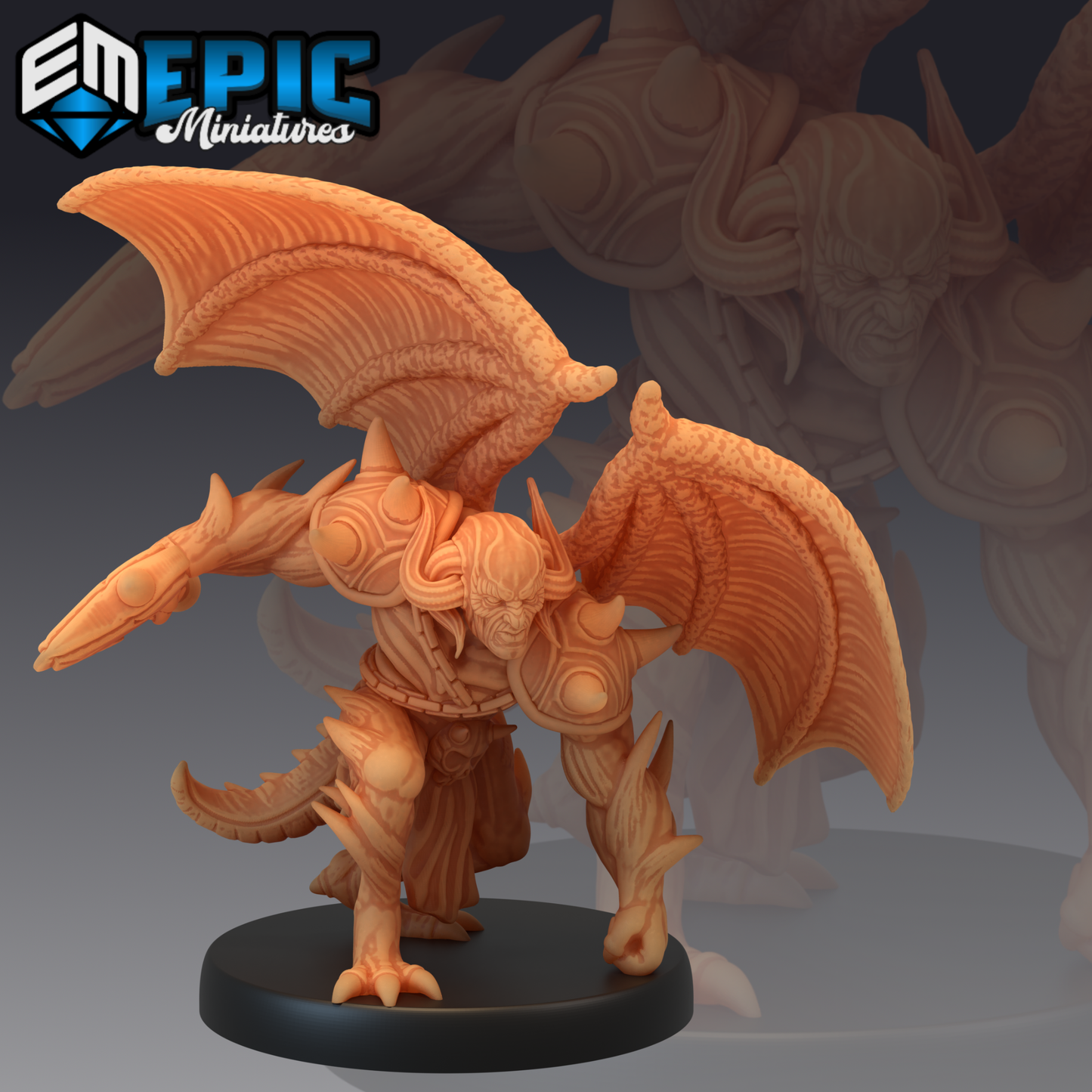 Winged Devil 1 Miniature | Great For Fantasy Rpgs - Tabletop RPG & D&D miniature. Perfect for wargaming & collectors.