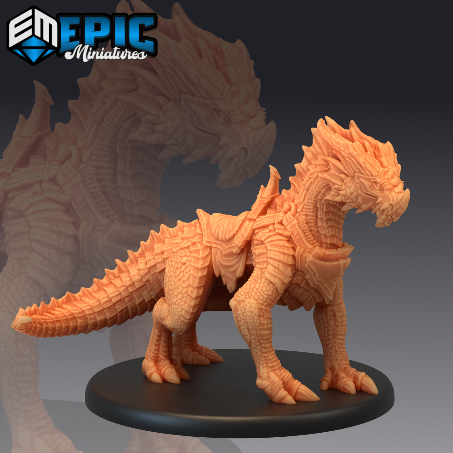 Red Drake 1 Miniature | Perfect For Tabletop Gaming - Tabletop RPG & D&D miniature. Perfect for wargaming & collectors.