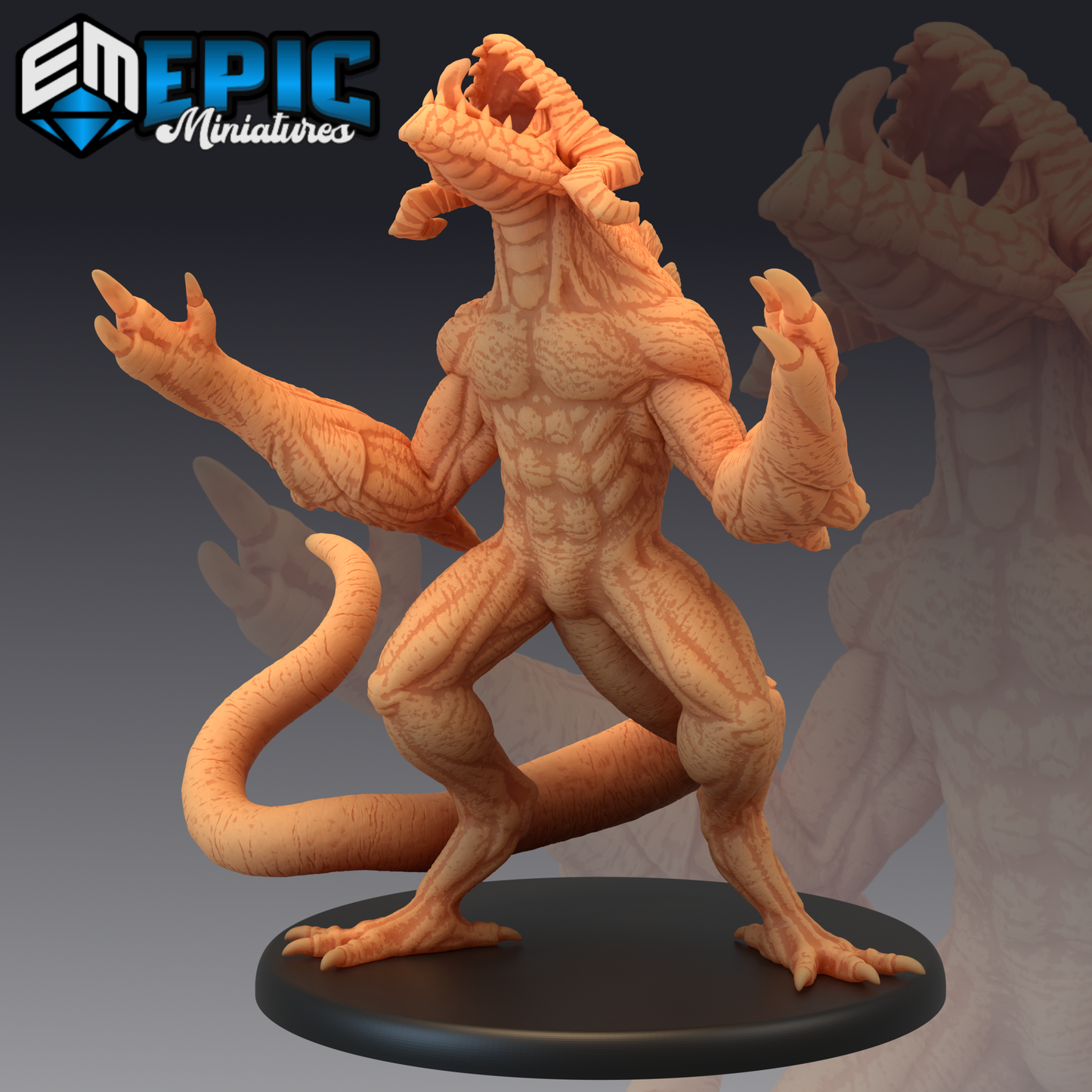 Cave Beast 1 Miniature | Great For Fantasy Rpgs - Tabletop RPG & D&D miniature. Perfect for wargaming & collectors.