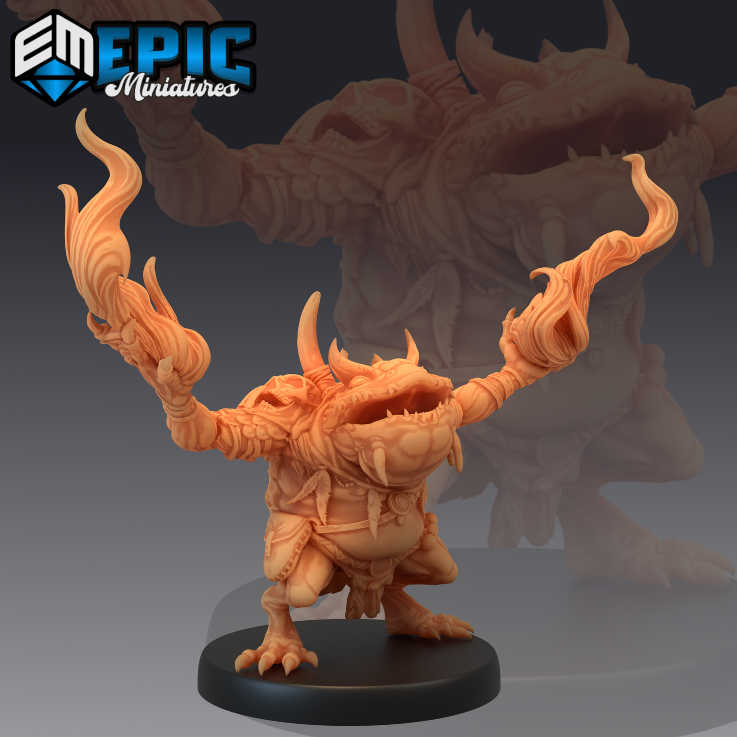 Choas Toad 2 Miniature | For D&D, Pathfinder & More - Tabletop RPG & D&D miniature. Perfect for wargaming & collectors.
