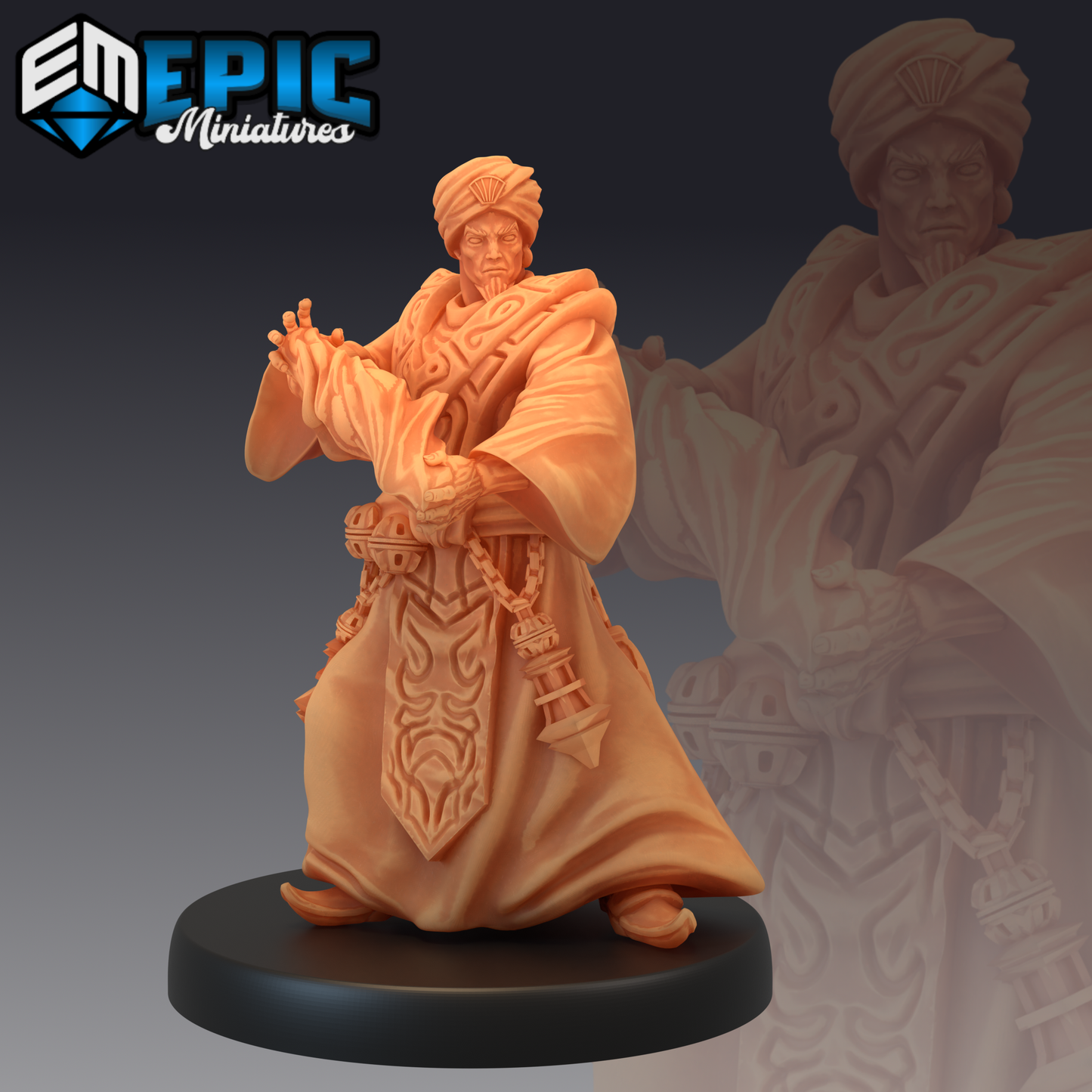 Djinni Creatures 1 Miniature | Perfect For Tabletop Gaming - Tabletop RPG & D&D miniature. Perfect for wargaming & collectors