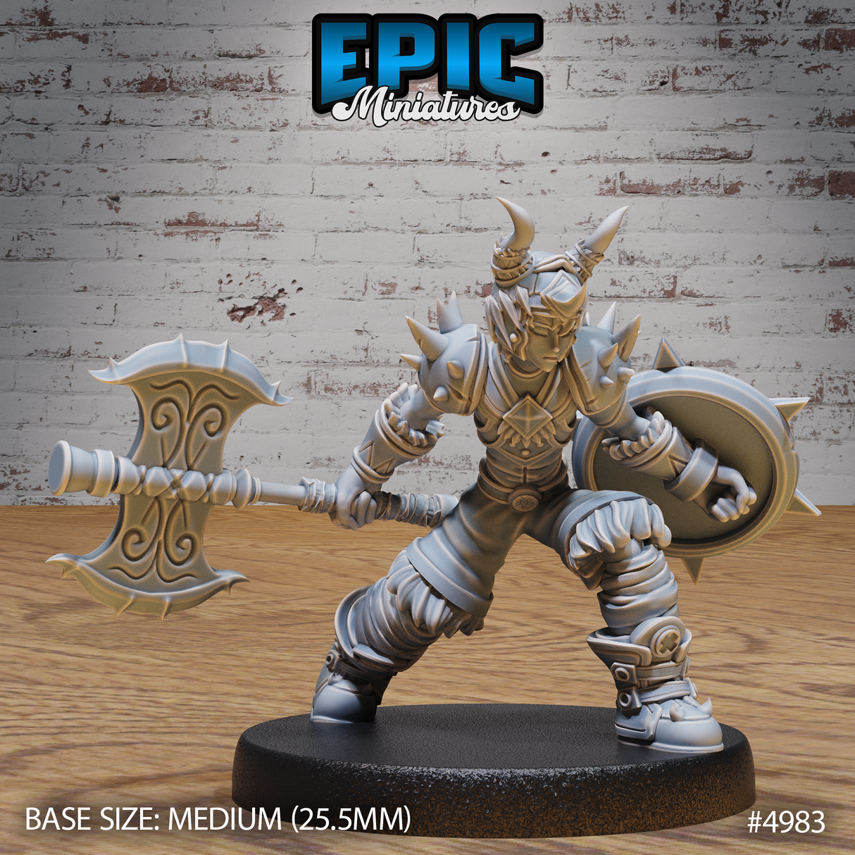 Young Barbarian Miniature