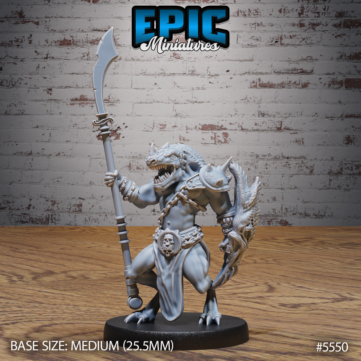 Blue Dragonspawn Miniature