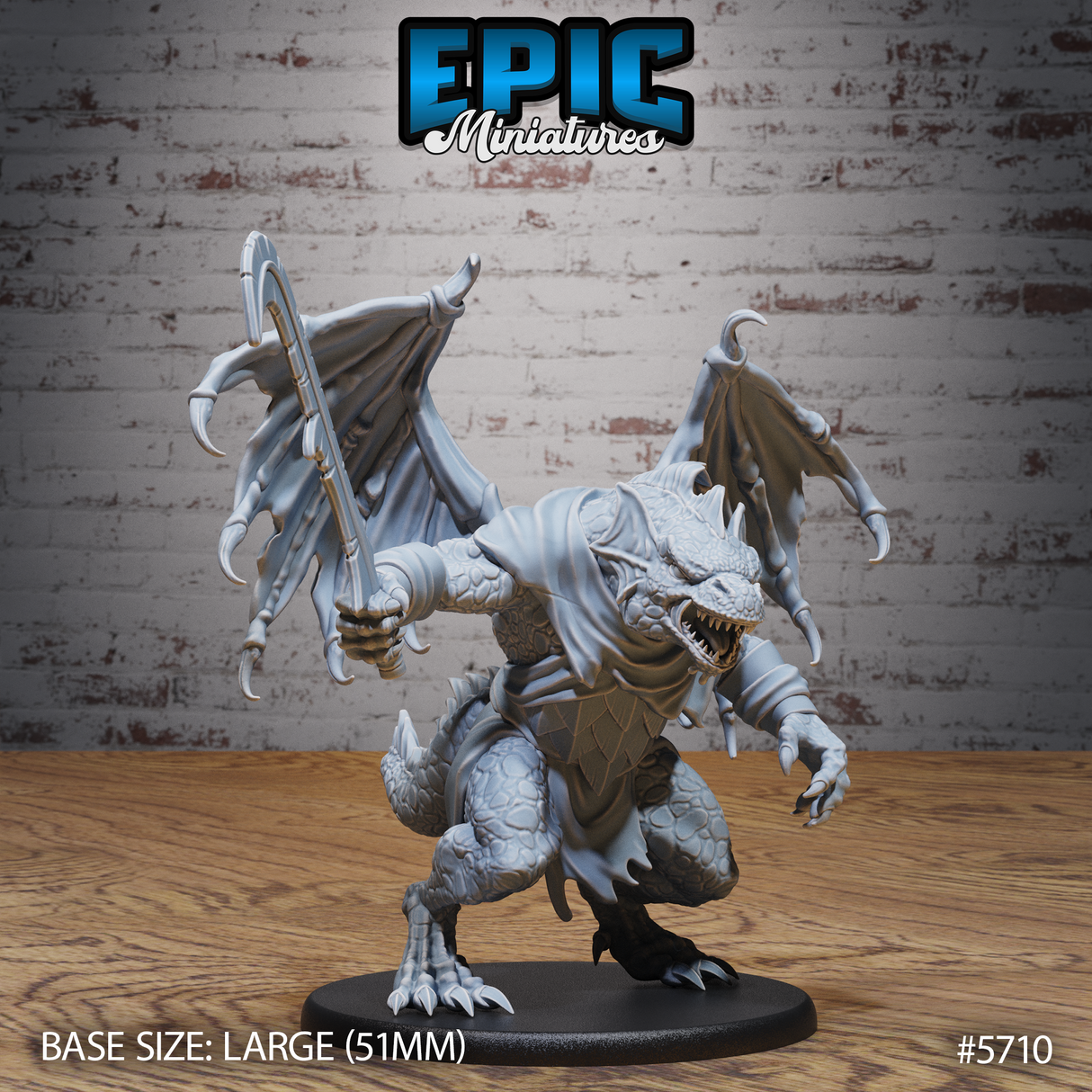 Draconian Warrior Miniature