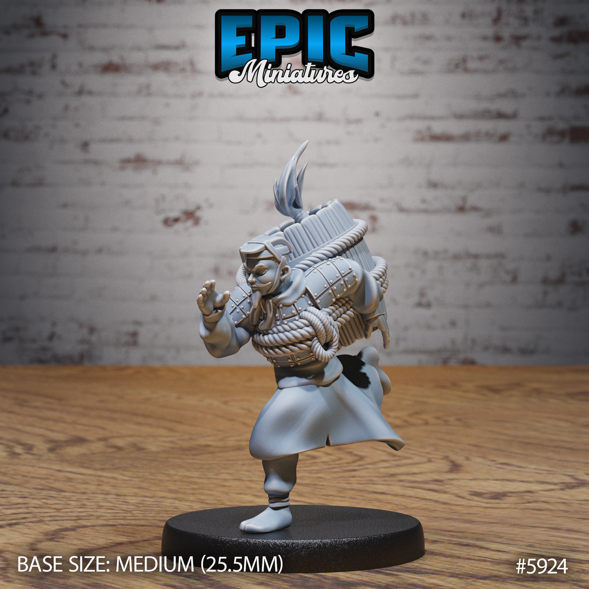 Kamikaze Warrior Miniature