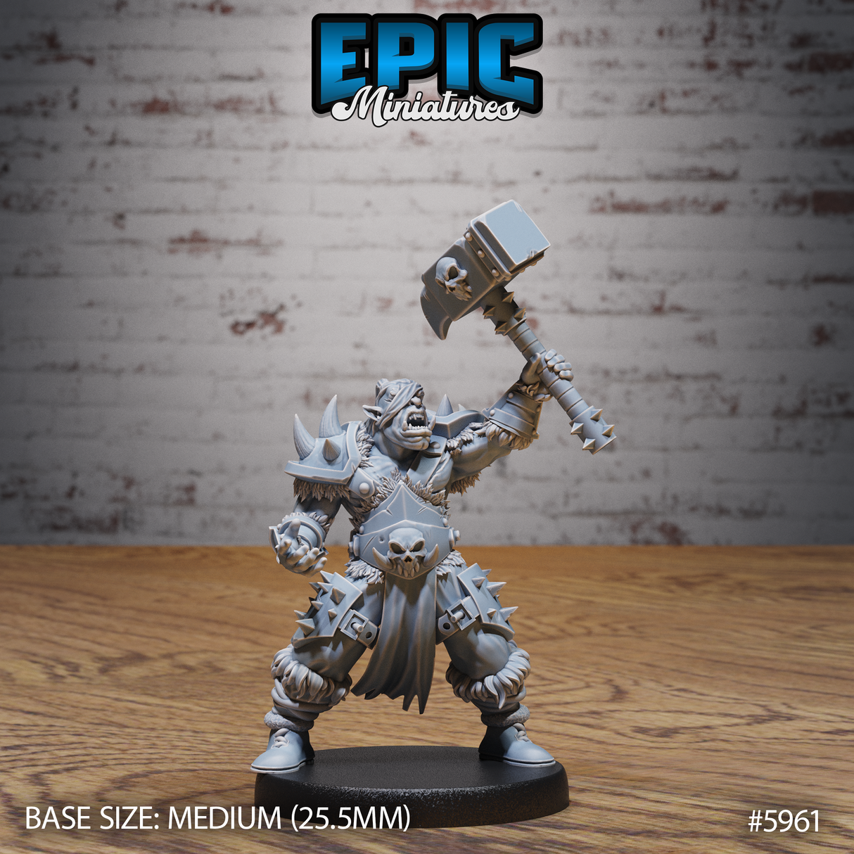 Snow Orc Miniature