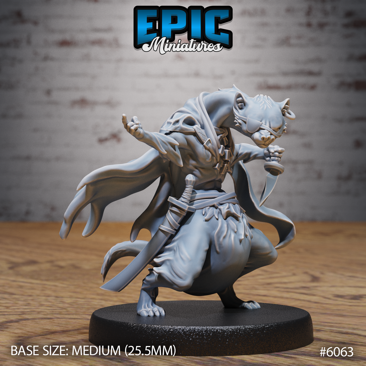 Otterfolk Pirate Miniature