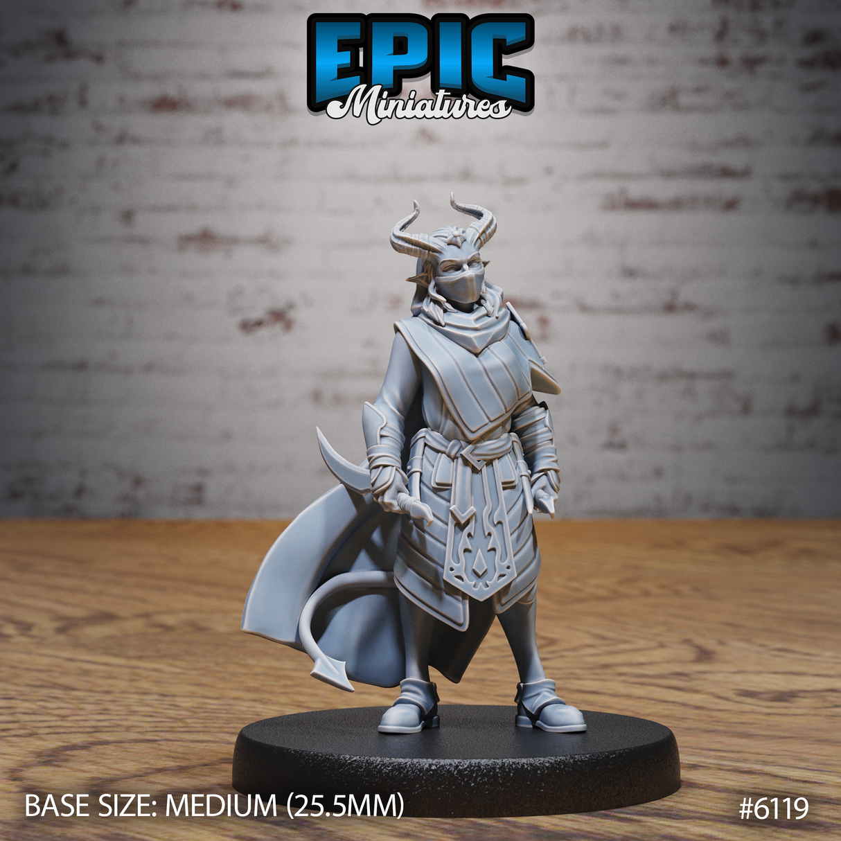 Tiefling Assassin Miniature