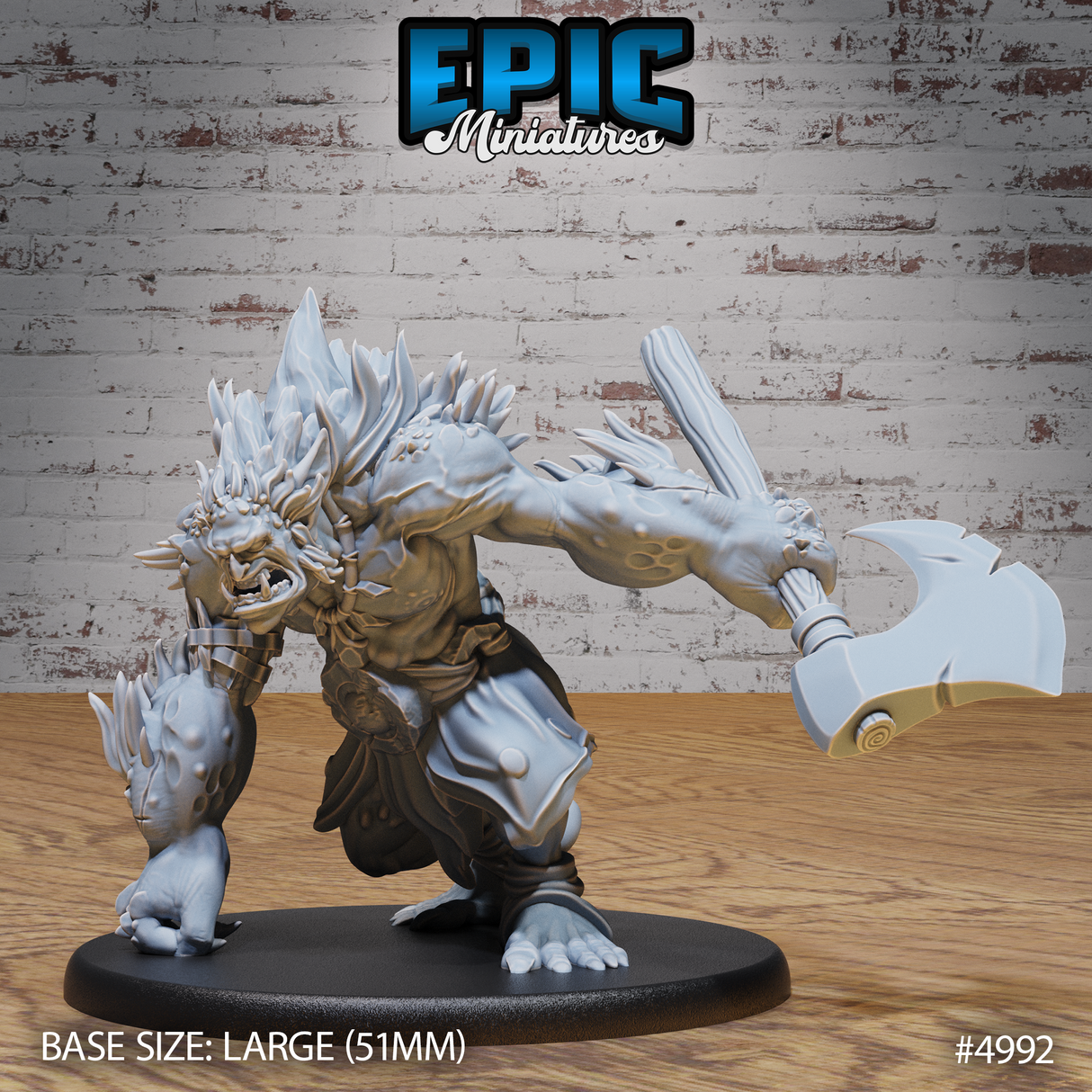 Savage Troll Miniature