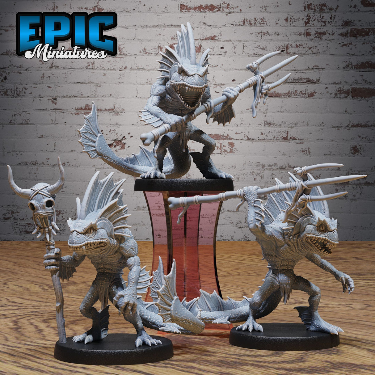 Fishfolk Warrior Miniature