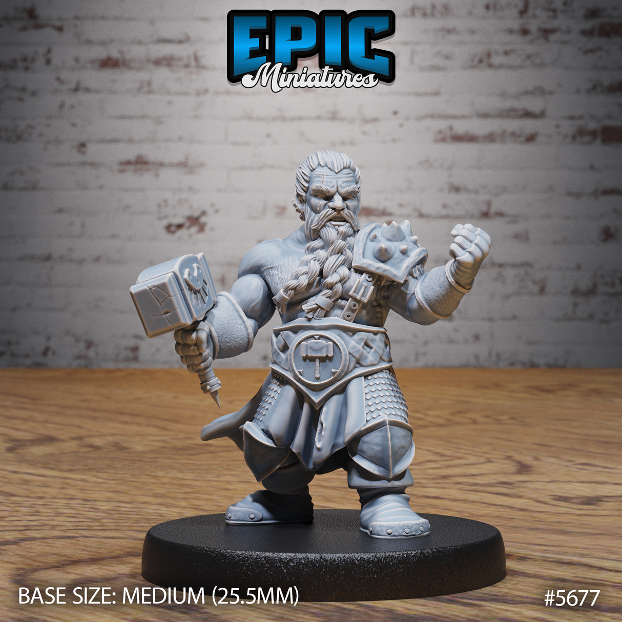 Mighty Dwarf Miniature