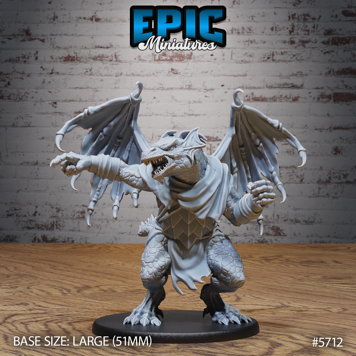 Draconian Warrior Miniature