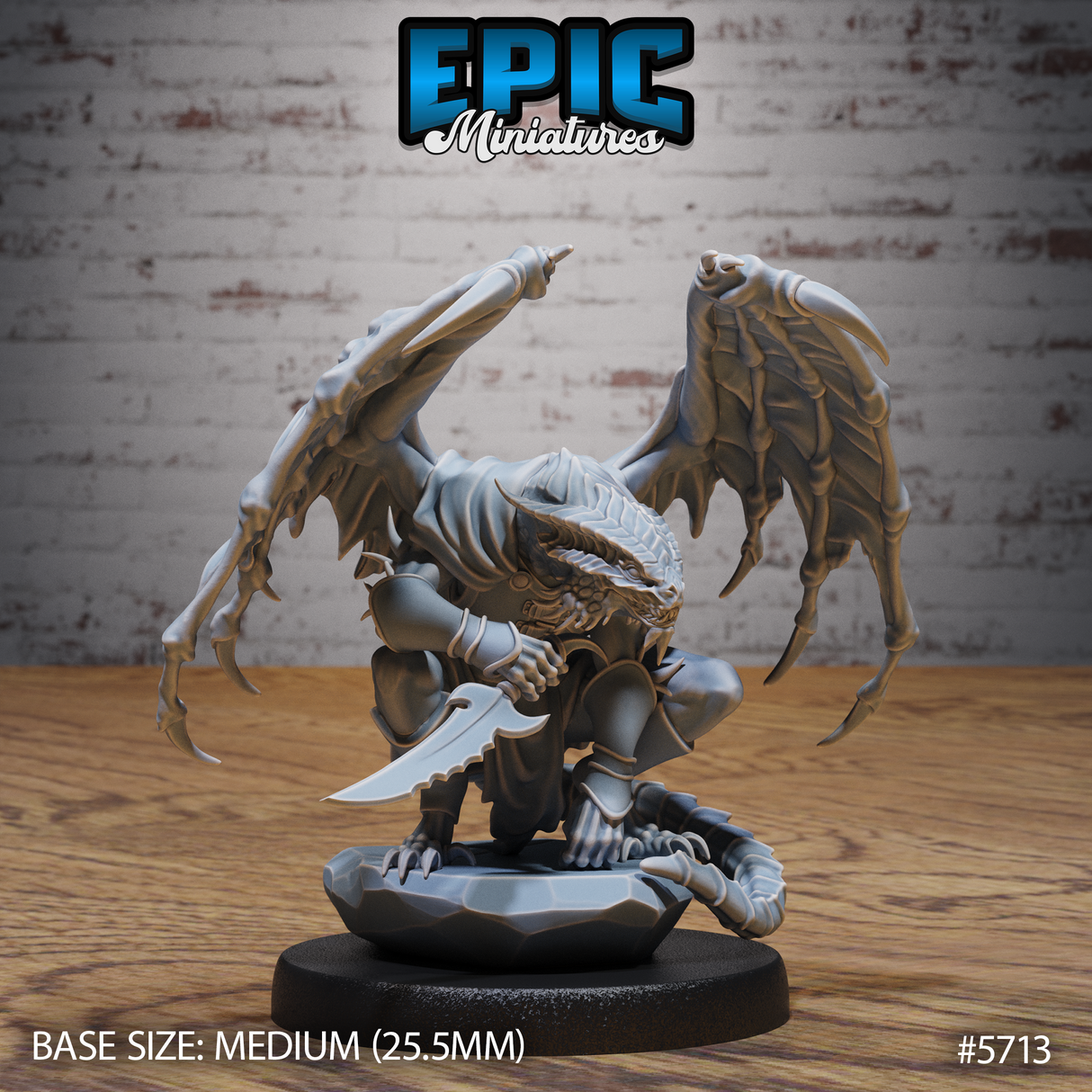 Draconian Rogue Miniature