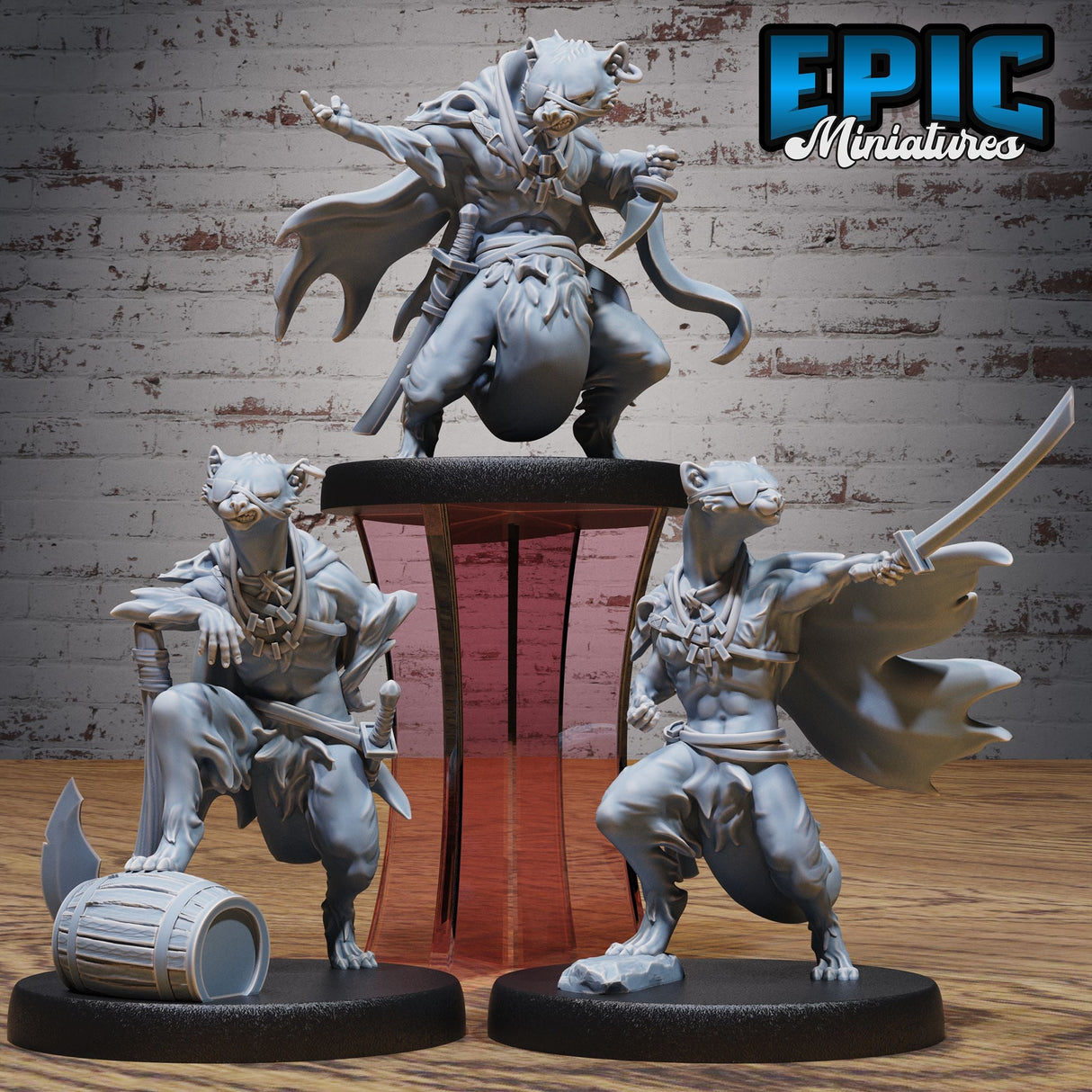 Otterfolk Pirate Miniature
