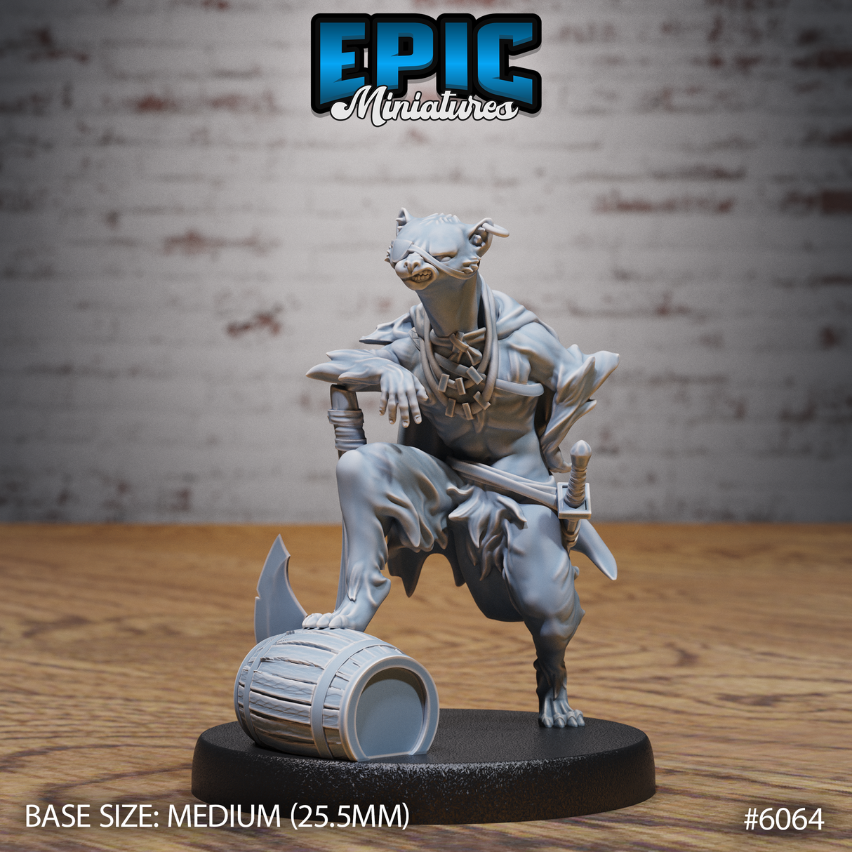 Otterfolk Pirate Miniature