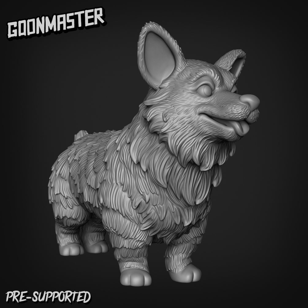 Large-Corgi Miniature 1 | Bring Your Adventures To Life - Tabletop RPG & D&D miniature. Perfect for wargaming & collectors.