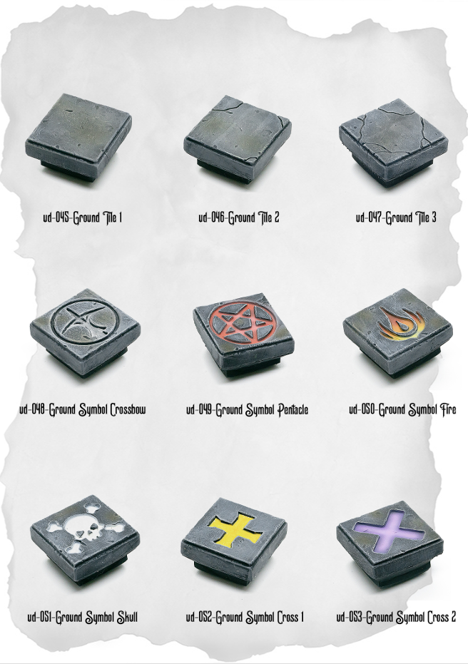 Dungeon Blocks – Arcane Symbols & Ground Tile Pack (UD-045 to UD-053)