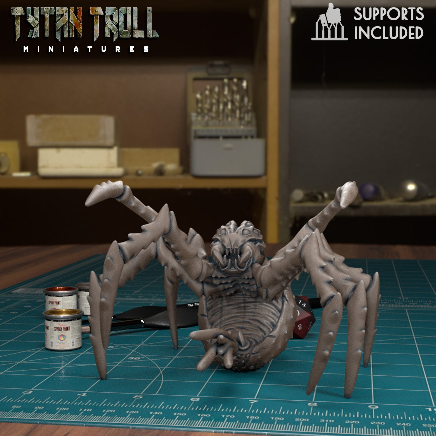 Spider Bundle 1 Miniature | Epic Addition To Any Game - Tabletop RPG & D&D miniature. Perfect for wargaming & collectors.