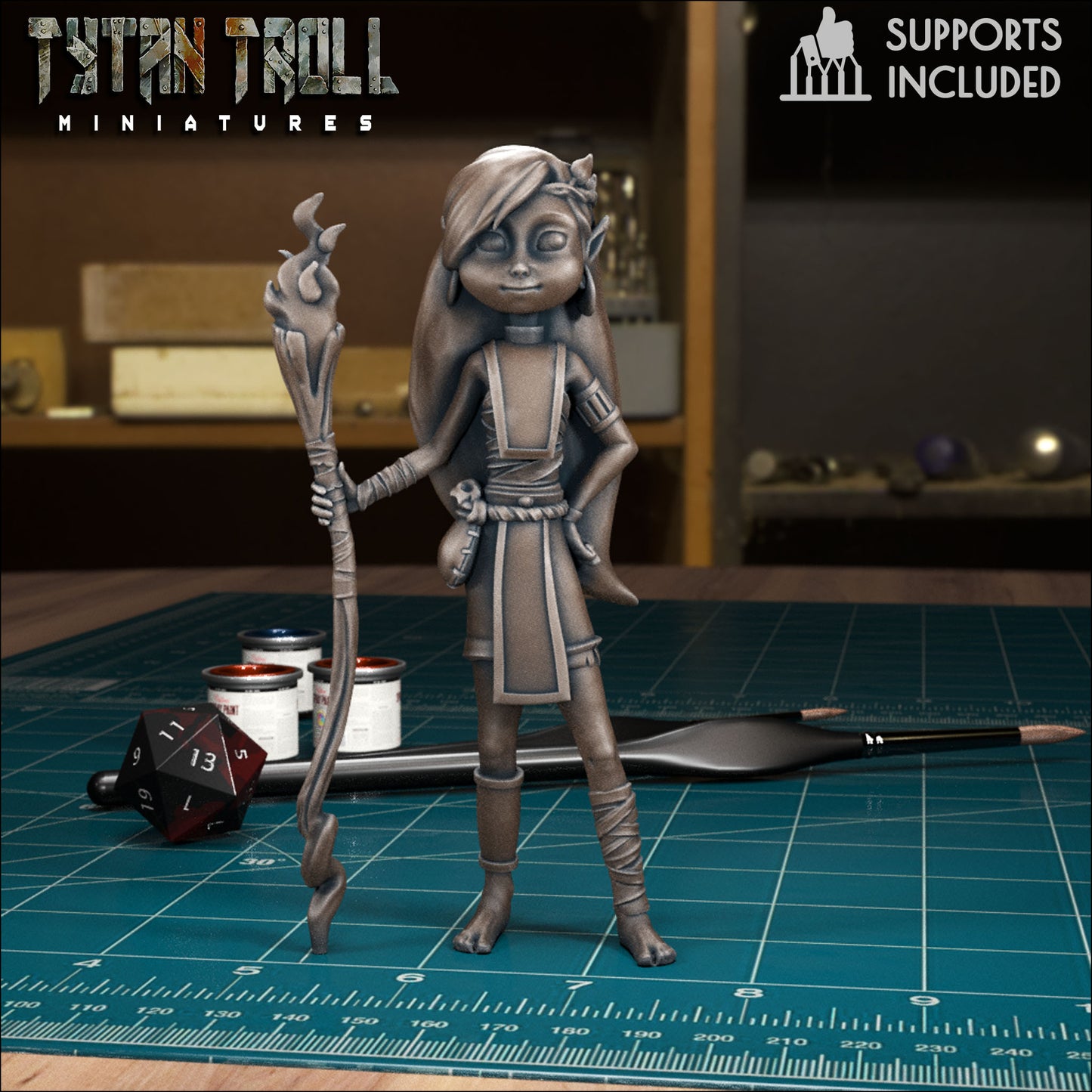 Wizards Bundle 1 Miniature | A Must-Have For Miniature Collectors - Tabletop RPG & D&D miniature. Perfect for wargaming & col