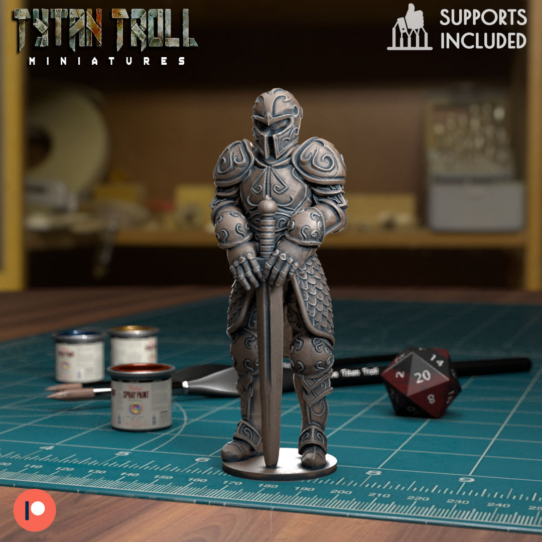 Animated Armour 1 Miniature | Ideal For Wargaming & Rpgs - Tabletop RPG & D&D miniature. Perfect for wargaming & collectors.