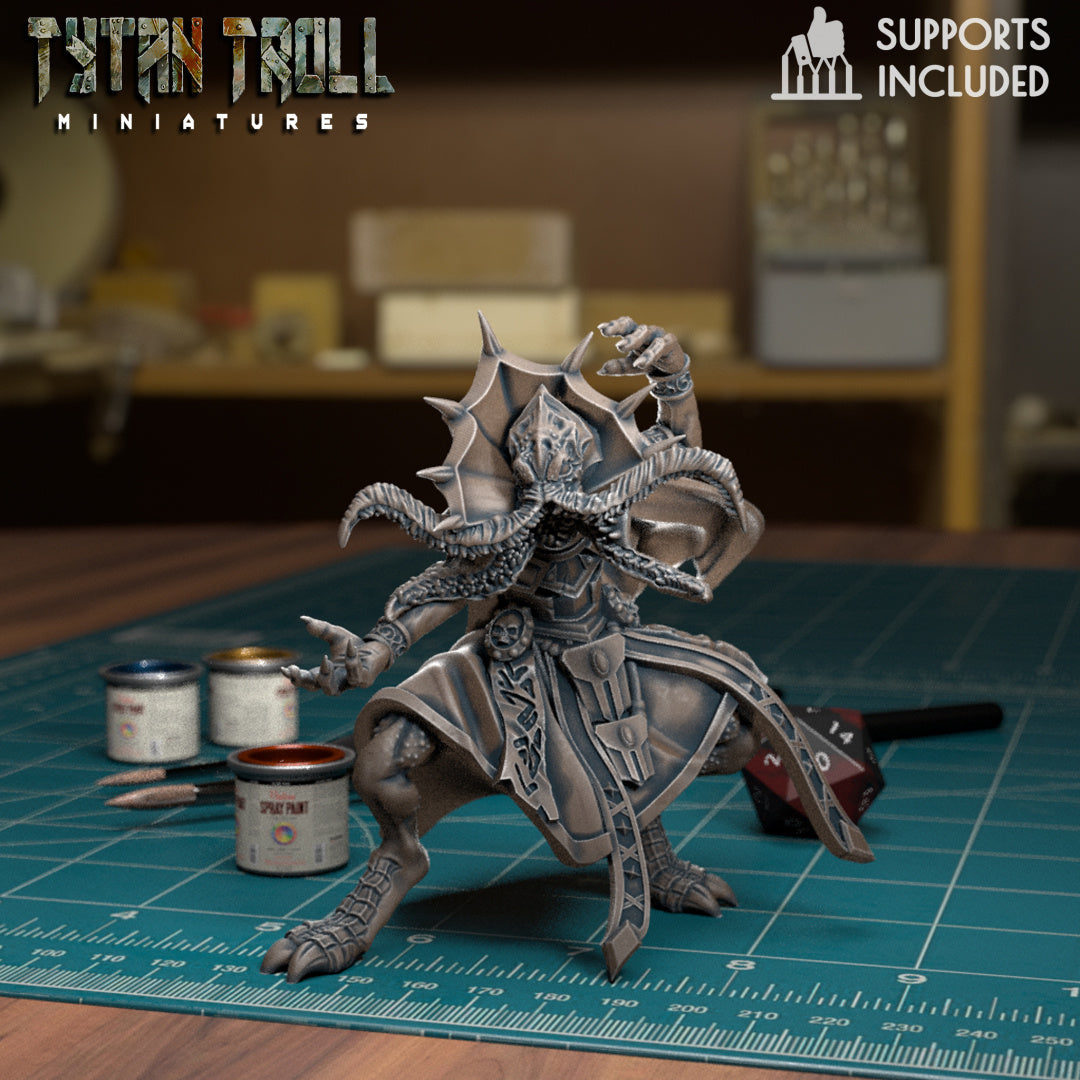 Mindflayer Bundle 1 Miniature | Great For Fantasy Rpgs - Tabletop RPG & D&D miniature. Perfect for wargaming & collectors.