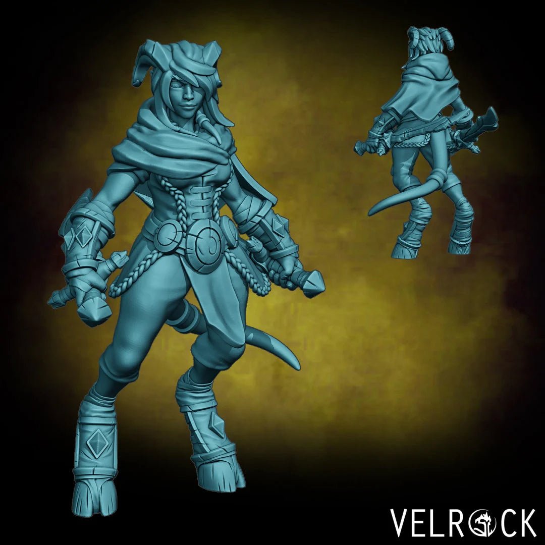 Underdark Adventure Party Miniature | B - Tabletop RPG & D&D miniature. Perfect for wargaming & collectors