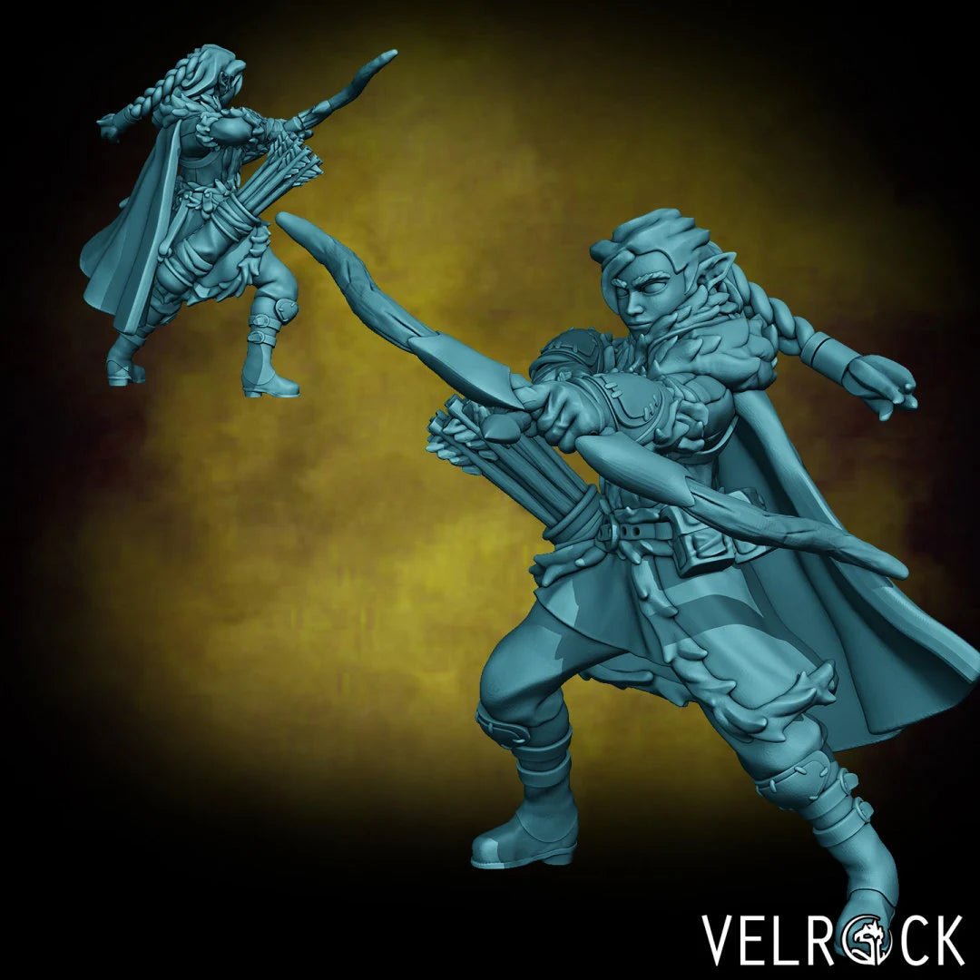 Jungle Adventure Party Miniature | E - Tabletop RPG & D&D miniature. Perfect for wargaming & collectors