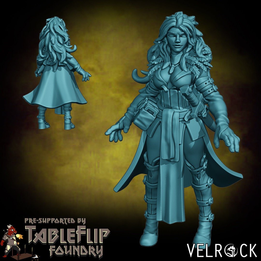 Urban Adventure party Miniature | B - Tabletop RPG & D&D miniature. Perfect for wargaming & collectors