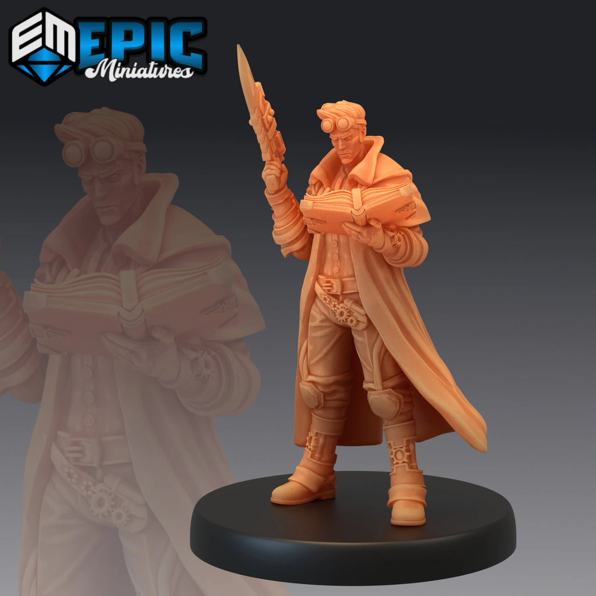 Adventurer Isaac Miniature | A - Tabletop RPG & D&D miniature. Perfect for wargaming & collectors