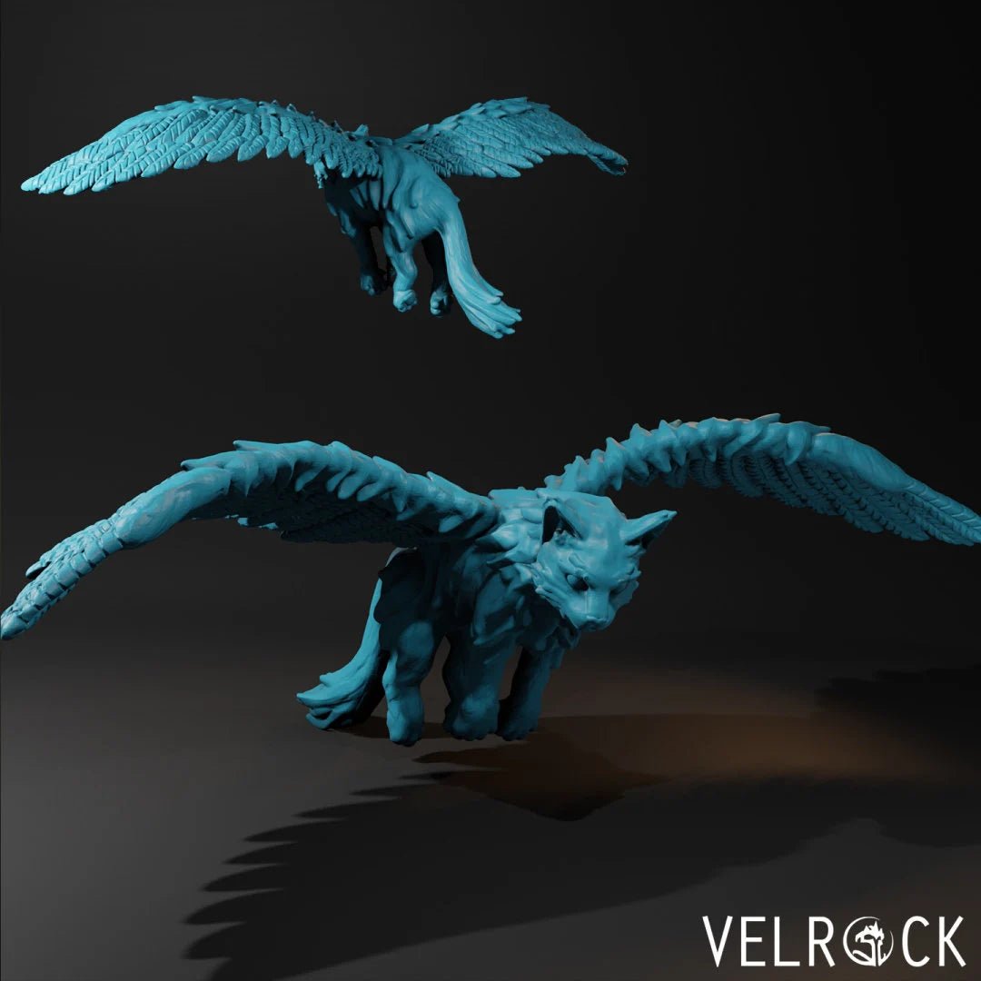 Aerifeline Or Celesticat Miniature | C - Tabletop RPG & D&D miniature. Perfect for wargaming & collectors