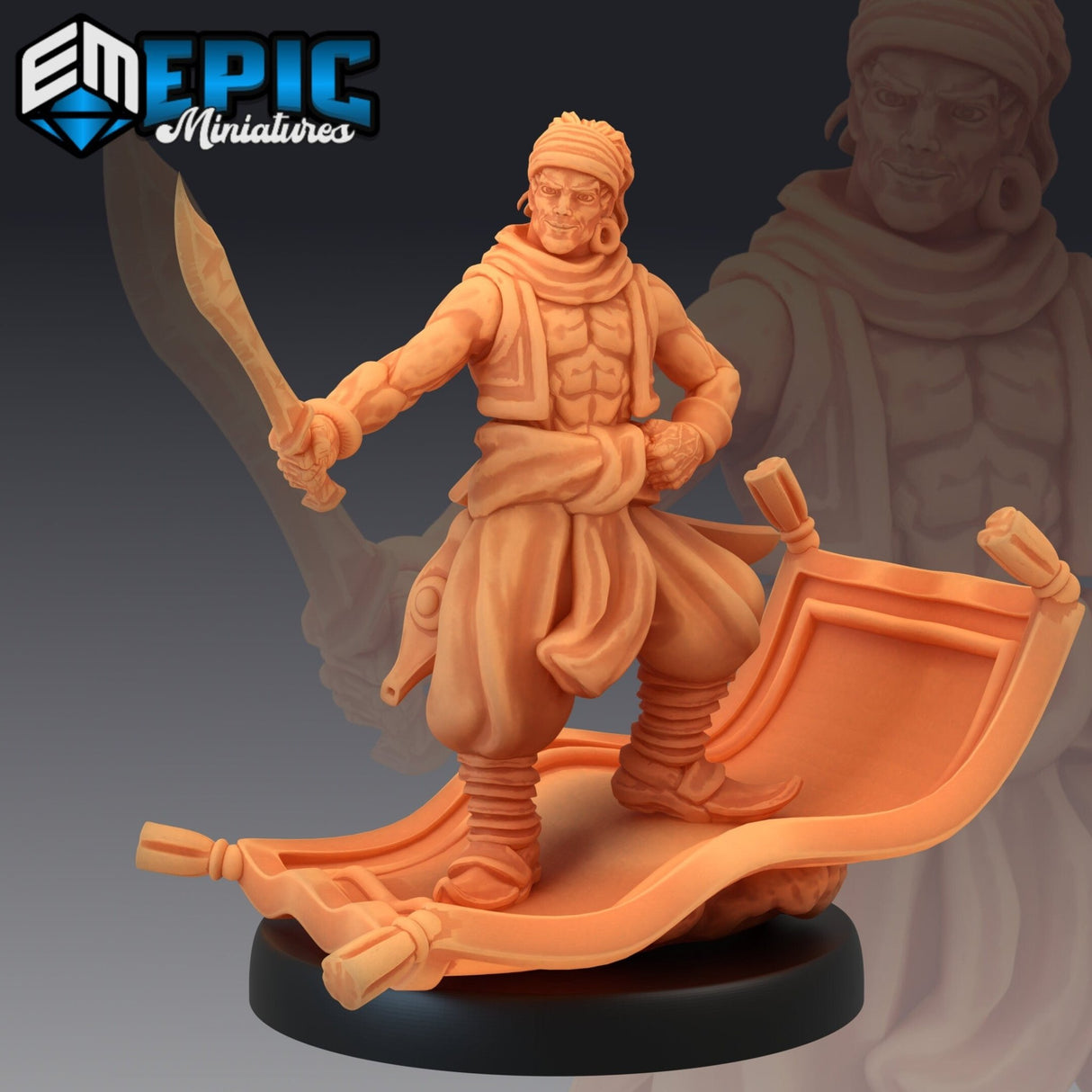 Aladdin Series Miniature | Epic Addition To Any Game | A - Tabletop RPG & D&D miniature. Perfect for wargaming & collectors