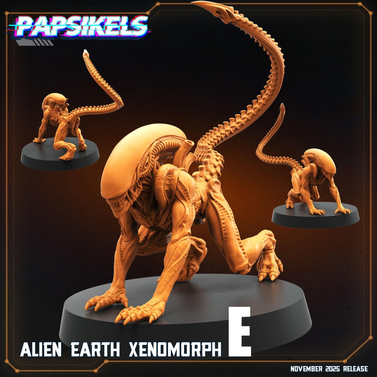 Alien Xeno | E - Tabletop RPG & D&D miniature. Perfect for wargaming & collectors