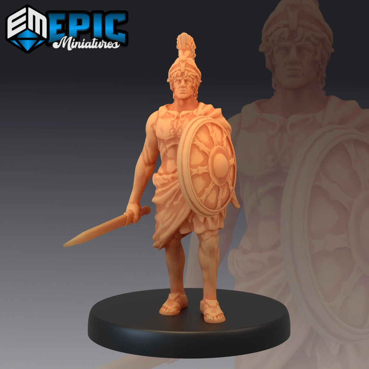 Arena Statue Miniature | C - Tabletop RPG & D&D miniature. Perfect for wargaming & collectors