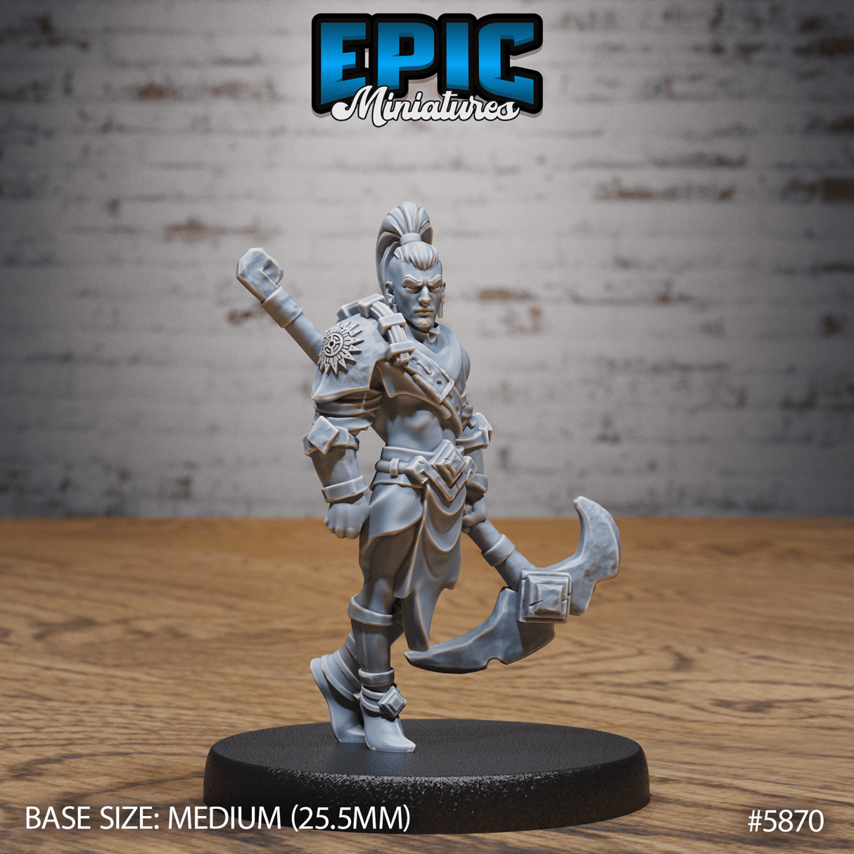 Aztec Tribe Miniature | A - Tabletop RPG & D&D miniature. Perfect for wargaming & collectors
