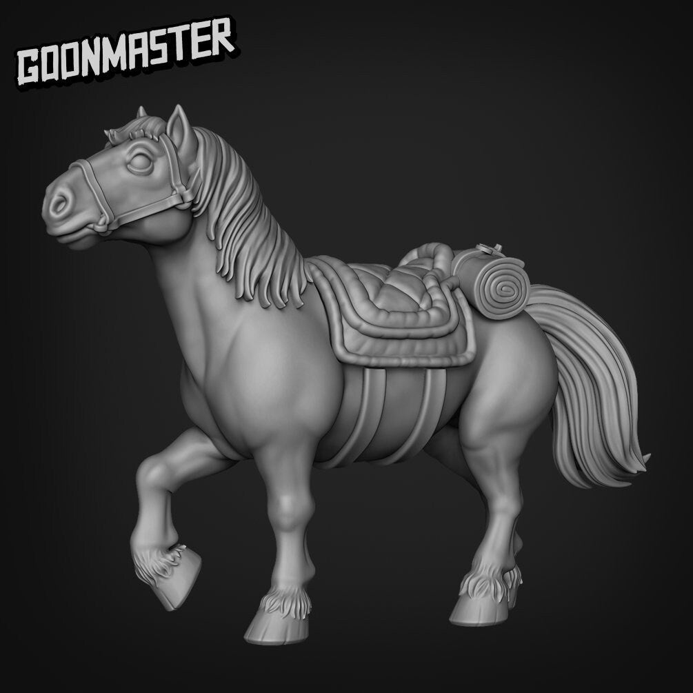 Badger Folk Rider Miniature | F - Tabletop RPG & D&D miniature. Perfect for wargaming & collectors