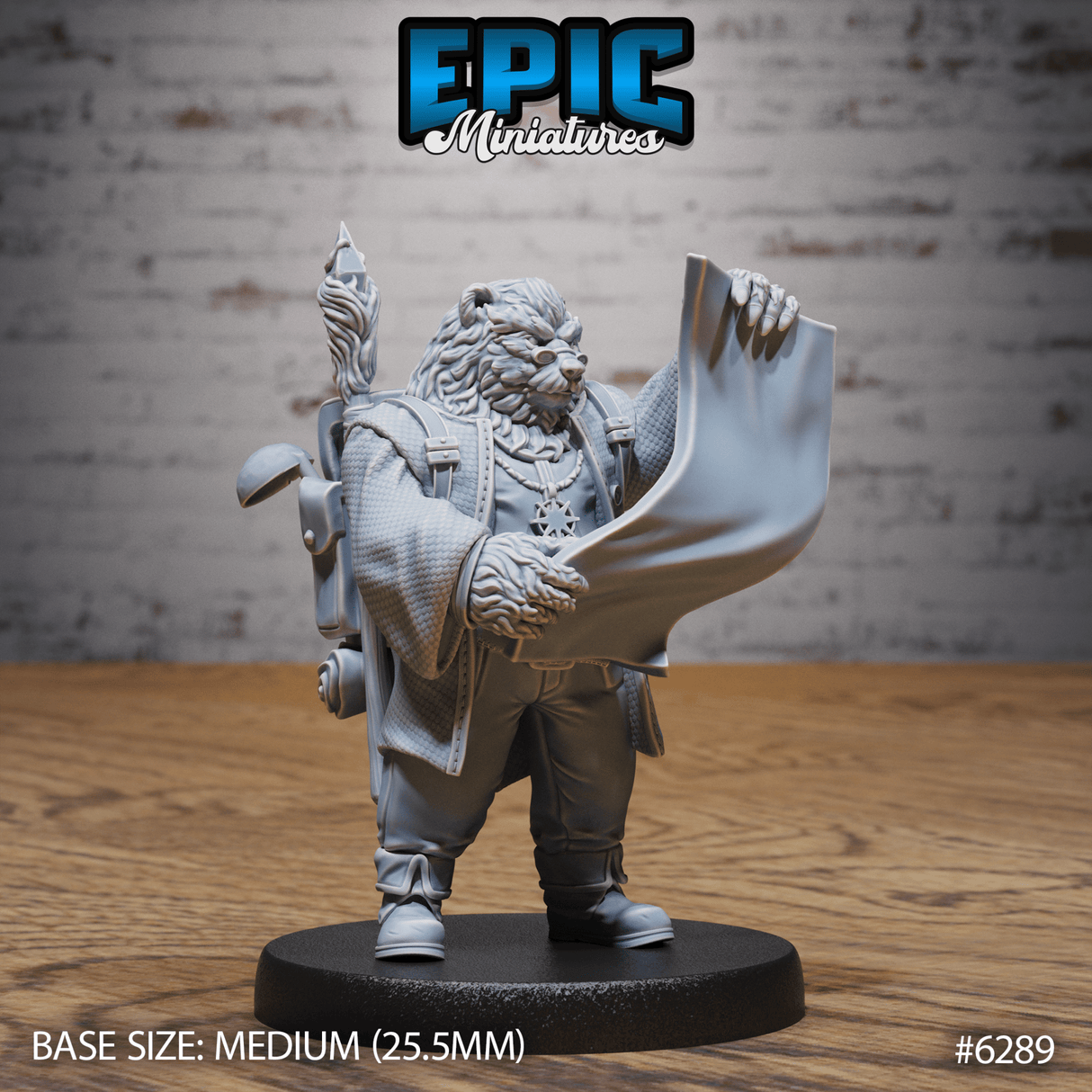 Bearfolk Bards Miniature | A - Tabletop RPG & D&D miniature. Perfect for wargaming & collectors